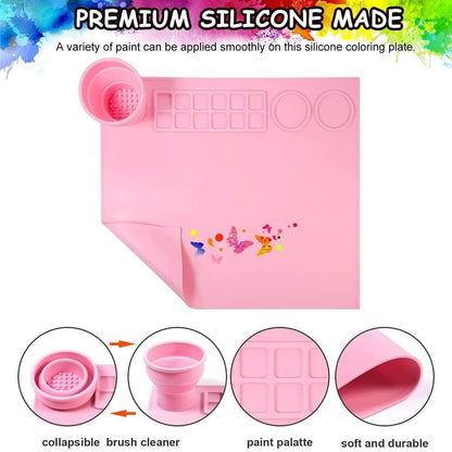 Silicone Craft Mat for Painting Play Doh and Clay for Kids